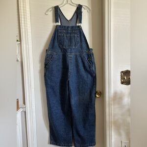 St John's Bay denim overall bib pants